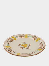 Les Ottomans Yellow and Brown The Farm Ceramic Charger Plate