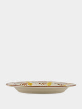 Les Ottomans Yellow and Brown The Farm Ceramic Charger Plate