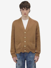 Alexander McQueen Distressed Skull Knitted Cardigan