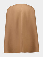 Gucci Light Brown Wool Cashmere Cape