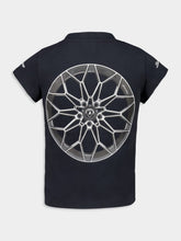 Balenciaga Black Faded Automobili Lamborghini Shrunk T-Shirt