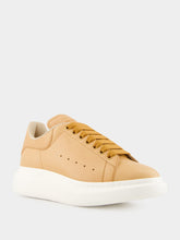 Alexander McQueen Natural Oversized Calf Leather Sneaker
