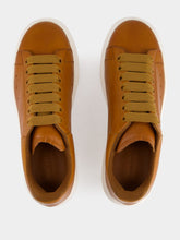 Alexander McQueen Tuscan Leather Low-Top Sneakers