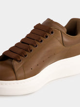 Alexander McQueen Military Brown Oversized Sneakers