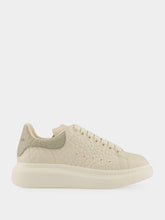 Alexander McQueen Off White and Green Oversized Sneaker