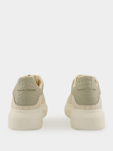 Alexander McQueen Off White and Green Oversized Sneaker