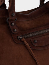 Balenciaga Light Espresso Suede Large City Bag