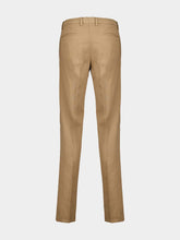 Boglioli Beige Pressed-Crease Trousers