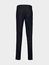 Boglioli Navy Pressed-Crease Trousers