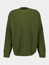 Balenciaga Khaki Green Wool Sweater