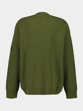 Balenciaga Khaki Green Wool Sweater