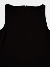 Gucci Black Horsebit Viscose Sable Dress