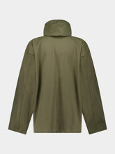Balenciaga Olive Green Hooded Zip-Up Jacket