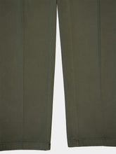 Boglioli Olive Green Classic Fit Trousers