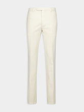 Boglioli White Classic Fit Trousers
