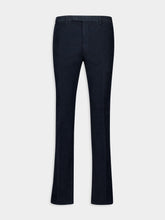 Boglioli Navy Blue Classic Fit Trousers