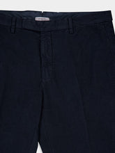 Boglioli Navy Blue Classic Fit Trousers