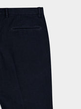 Boglioli Navy Blue Classic Fit Trousers