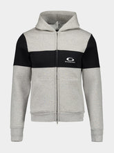 Balenciaga Grey Logo Embroidered Zipped Sweatshirt