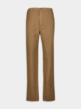 Boglioli Sand Tailored Linen Trousers