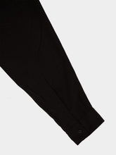 Balenciaga Black Crinkled Fluid Shirt