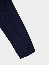 Balenciaga Navy Blue Fluid Double-Breasted Coat