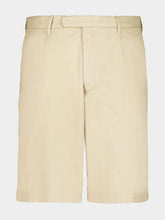 Boglioli Beige Straight Fit Cotton Shorts