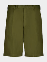 Boglioli Khaki Cotton Bermuda Shorts