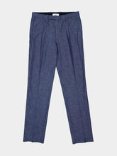 Boglioli Light Blue Cotton Straight Fit Trousers