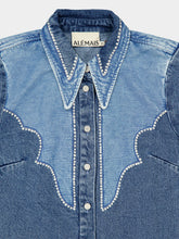 Alémais Blue Jesse Denim Appliqué Shirt