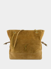 Saint Laurent Jamie Shopping Bag in Golden Leaf Suede