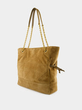 Saint Laurent Jamie Shopping Bag in Golden Leaf Suede