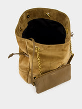 Saint Laurent Jamie Shopping Bag in Golden Leaf Suede