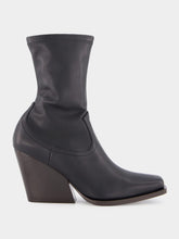 Stella McCartney Black Cowboy Stretch High-Heel Booties