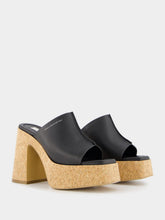 Stella McCartney Skyla Cork Platform Mule 110mm Sandals