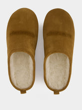Balenciaga Brown Alaska Suede Slippers