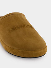 Balenciaga Brown Alaska Suede Slippers