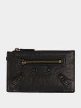 Balenciaga Black Le City Lambskin Coin and Card Holder