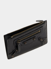 Balenciaga Black Le City Lambskin Coin and Card Holder