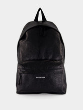 Balenciaga Black Explorer Leather Backpack