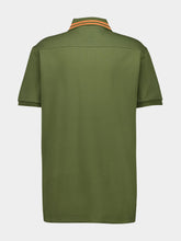 Gucci Dark Green Cotton Piquet Polo Top