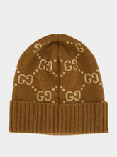 Gucci Havana Brown and Beige Nuancie Cashmere Beanie