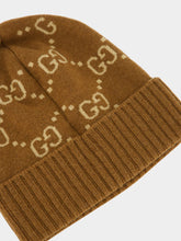 Gucci Havana Brown and Beige Nuancie Cashmere Beanie