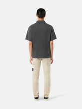 Stone Island Lead Grey Polo Shirt with Embroidery