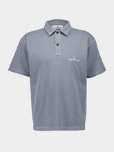 Stone Island Grey Logo Embroidery Polo Shirt