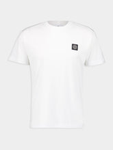 Stone Island White Slim Fit Cotton T-Shirt