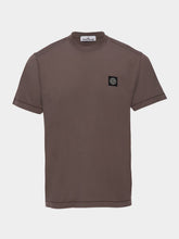 Stone Island Walnut Brown Slim Fit Short Sleeve T-Shirt