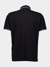 Stone Island Black Slim Fit Polo Shirt