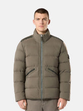 Stone Island Walnut Brown Down Blouson with Anti-Drop