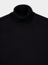 Stone Island Black Turtleneck Sweater